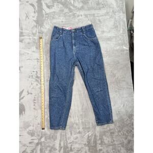 Vintage Lee Jeans Women 16 High Rise Light Wash Denim Pants USA‎ Y2K Mom